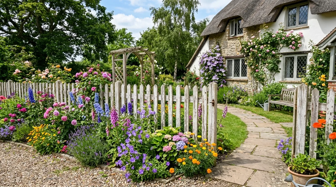 Short Decorative DIY Border Fence